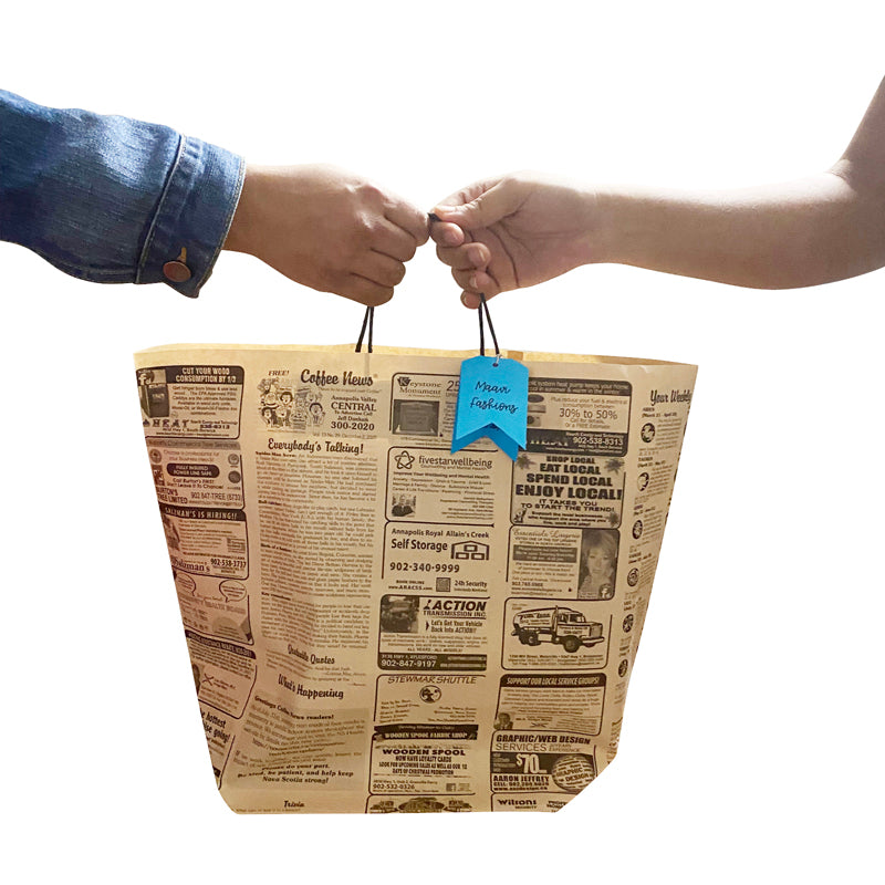 Coffee News Paper bags - Large size