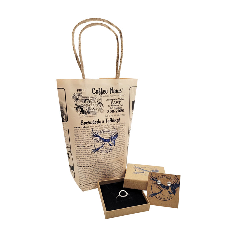 Coffee News Paper Bags - Extra Small size