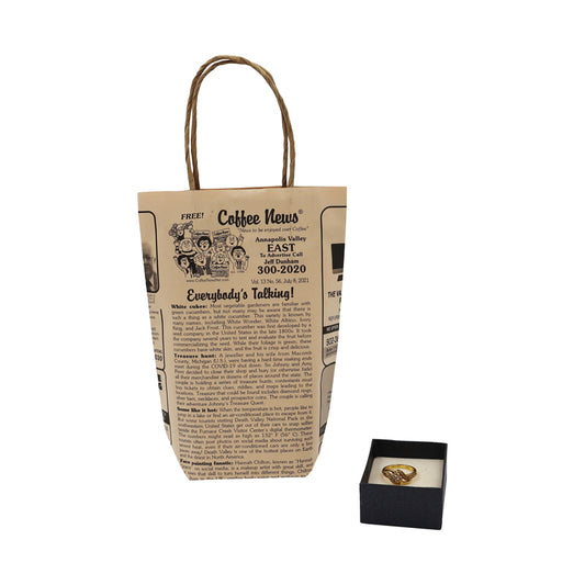 Coffee News Paper Bags - Extra Small size