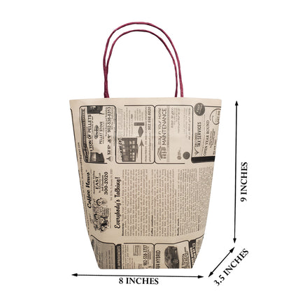 Coffee News Paper bags - Small size