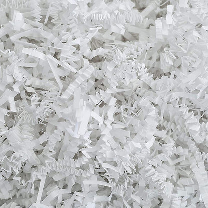 Crinkle paper shreds - White
