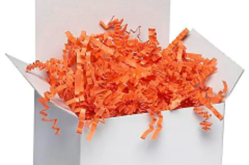 Crinkle paper shreds - Orange